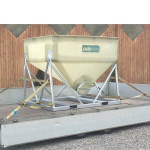 Kleinsilo 2500 Liter mit Stapelschuhen