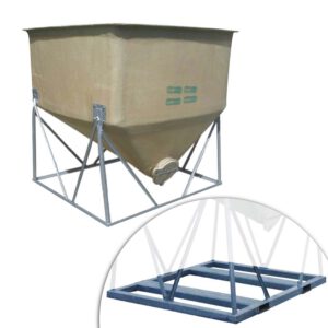 Kleinsilo 3700 Liter mit Stapelschuhen